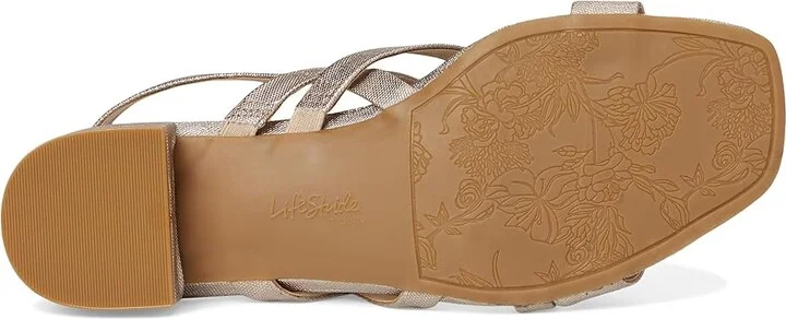 LifeStride Janet Women's Sandals Bronze Faux Leather : 9.5 M (B), Synthetic - Image 3