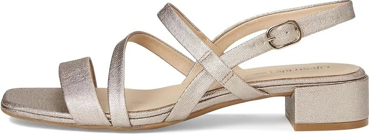LifeStride Janet Women's Sandals Bronze Faux Leather : 9.5 M (B), Synthetic - Image 6