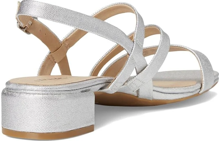 LifeStride Janet Women's Sandals Silver Faux Leather : 6.5 M (B), Synthetic - Image 4