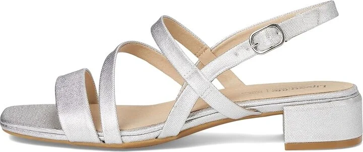 LifeStride Janet Women's Sandals Silver Faux Leather : 6.5 M (B), Synthetic - Image 6