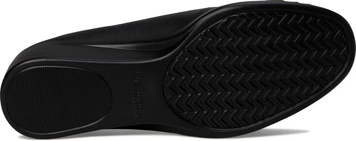 LifeStride Jenna Slip-On Women's Flat Shoes Black : 5 M (B), Leather - Image 3