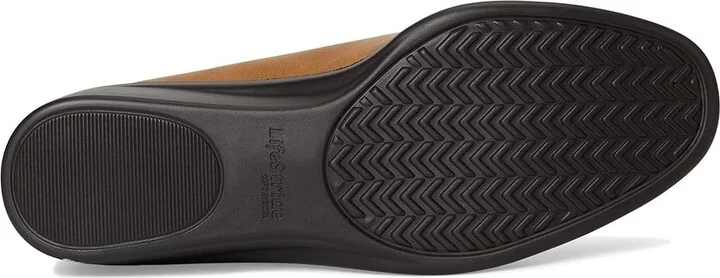 LifeStride Jenna Slip-On Women's Flat Shoes Tan : 8.5 M (B), Leather - Image 3