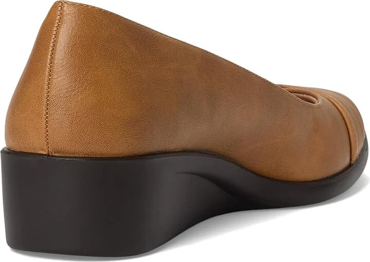 LifeStride Jenna Slip-On Women's Flat Shoes Tan : 8.5 M (B), Leather - Image 4