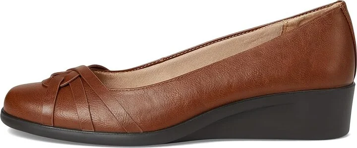 LifeStride Jorie Skimmers Women's Flat Shoes Walnut Faux Leather : 6 M (B) - Image 6