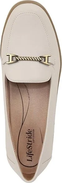 LifeStride Jovial Bit Slip-On Women's Flat Shoes Bone : 9 M (B), Synthetic - Image 2