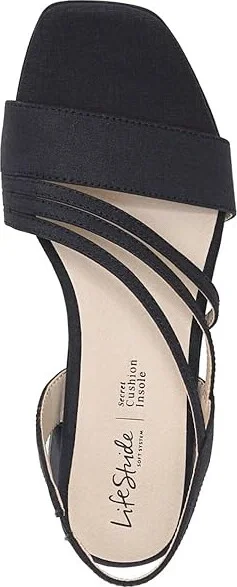 LifeStride Joy 2 Strappy Sandals Women's Sandals Navy Synthetic : 7.5 W (C), Rubber - Image 2