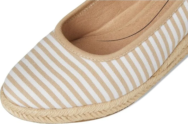 LifeStride Kayden Espadrille High Women's Heels Tan Fabric : 6.5 M (B), Leather - Image 7