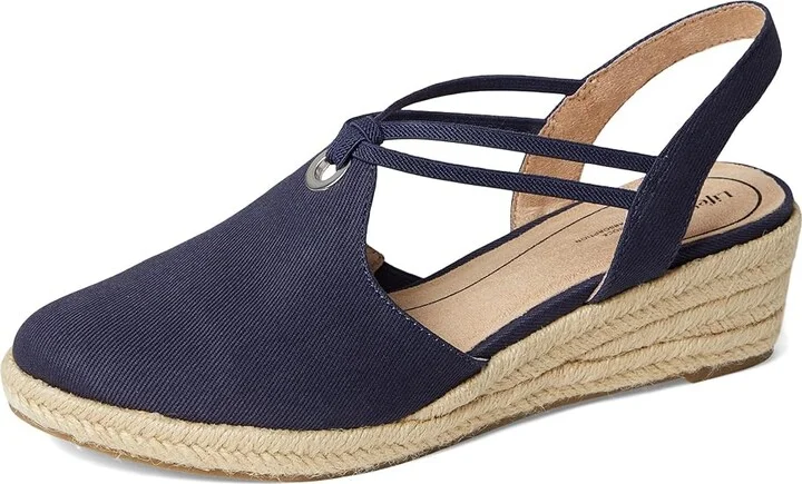 LifeStride Kennedy Women's Boots Lux Navy Canvas : 8 M (B), Canvas/Textile - Image 5