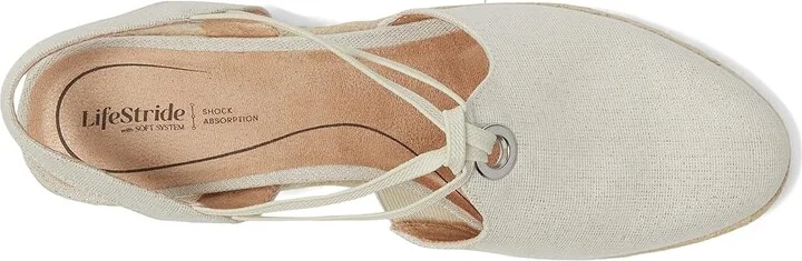 LifeStride Kennedy Women's Boots Natural Linen : 9 M (B), Canvas/Textile - Image 2