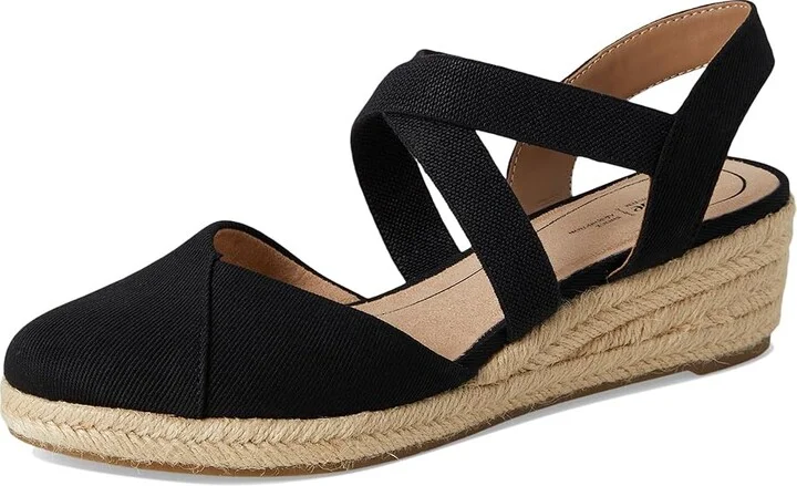 LifeStride Kimball Women's Sandals Black Canvas : 11 W (C), Canvas/Textile - Image 5