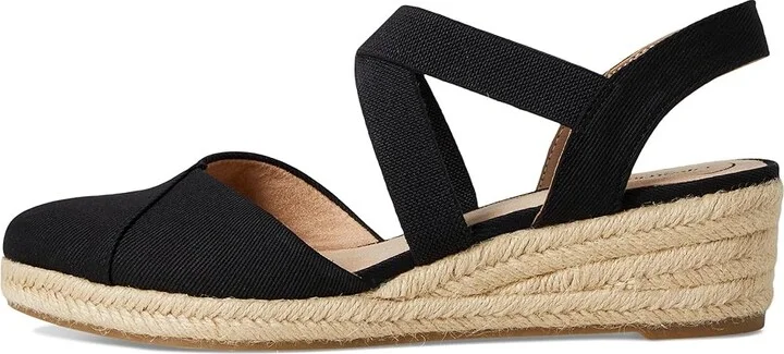 LifeStride Kimball Women's Sandals Black Canvas : 11 W (C), Canvas/Textile - Image 6