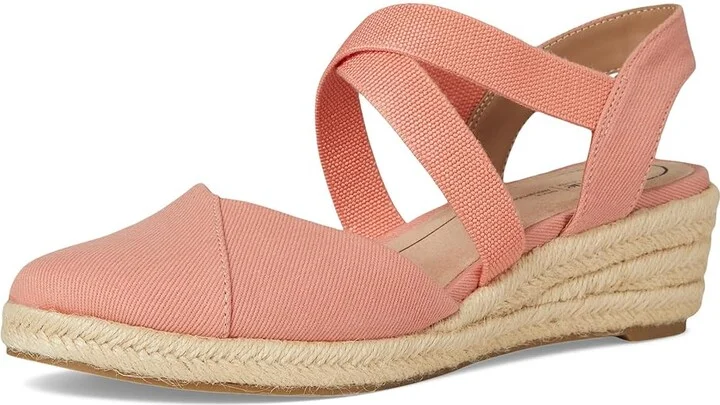 LifeStride Kimball Women's Sandals Coral Pink Fabric : 10 W (C), Canvas/Textile - Image 5