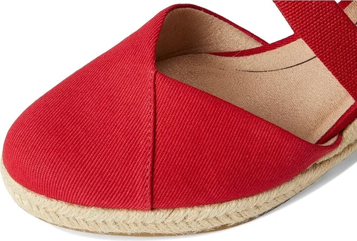 LifeStride Kimball Women's Sandals Fire Red Fabric : 11 W (C), Canvas/Textile - Image 7