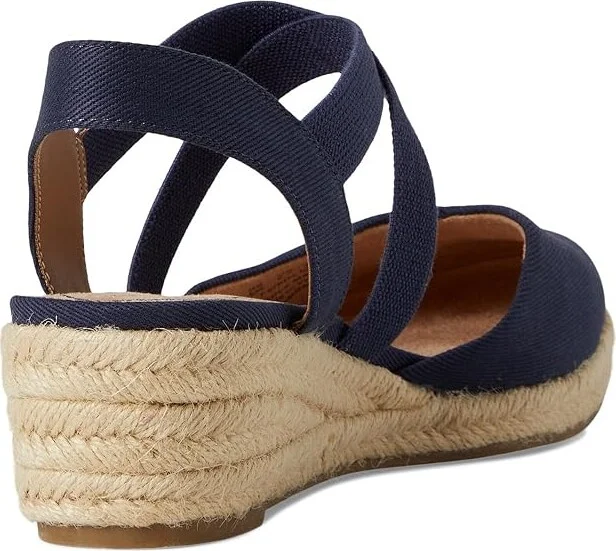 LifeStride Kimball Women's Sandals Lux Navy Canvas : 11 W (C), Canvas/Textile - Image 4