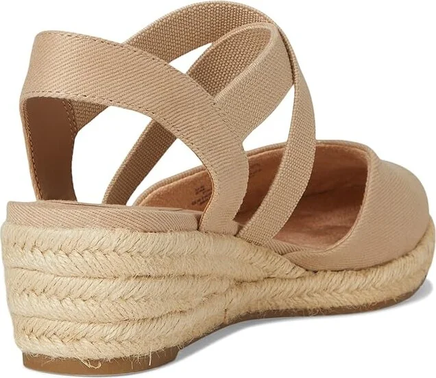 LifeStride Kimball Women's Sandals Tender Taupe Fabric : 11 M (B), Canvas/Textile - Image 4