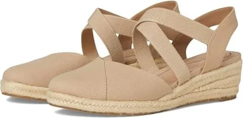 LifeStride Kimball Women's Sandals Tender Taupe Fabric : 11 M (B), Canvas/Textile