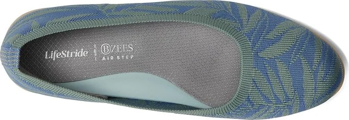 LifeStride Kit 2 Skimmers Women's Flat Shoes Elemental Blue Knit Fabric : 6 M (B) - Image 2