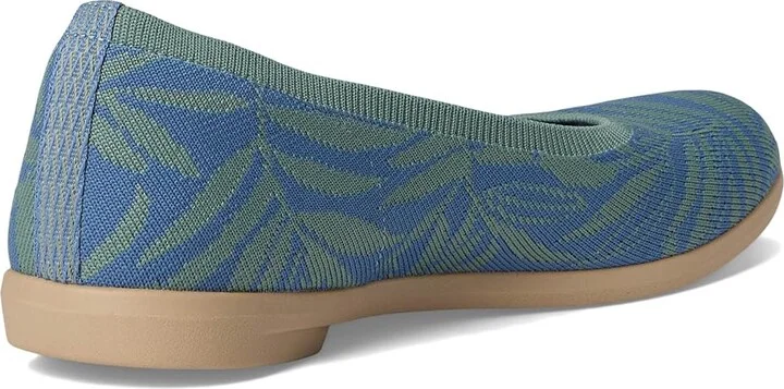 LifeStride Kit 2 Skimmers Women's Flat Shoes Elemental Blue Knit Fabric : 6 M (B) - Image 4