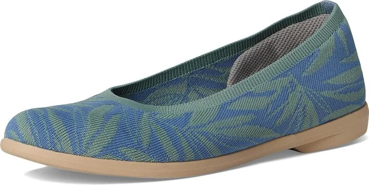 LifeStride Kit 2 Skimmers Women's Flat Shoes Elemental Blue Knit Fabric : 6 M (B) - Image 5