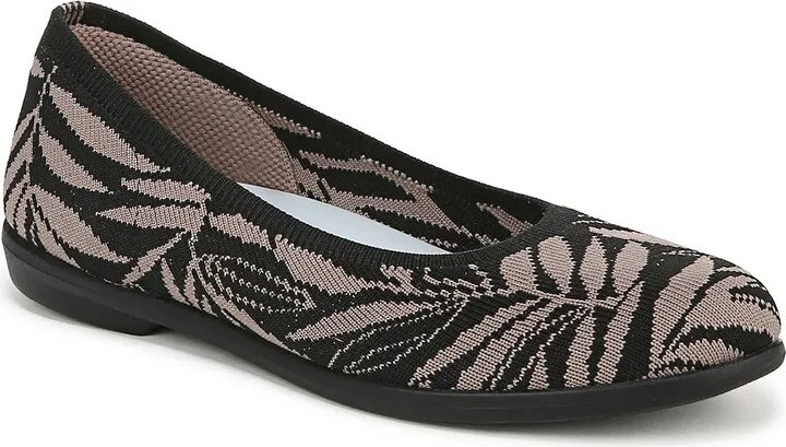 Black/Taupe Floral Print