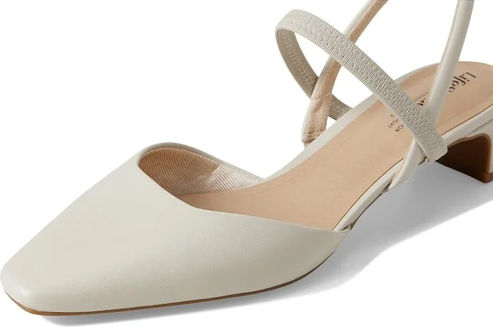 LifeStride Lainey Women's Sandals Bone Faux Leather : 6 W (C), Leather/Rubber - Image 7