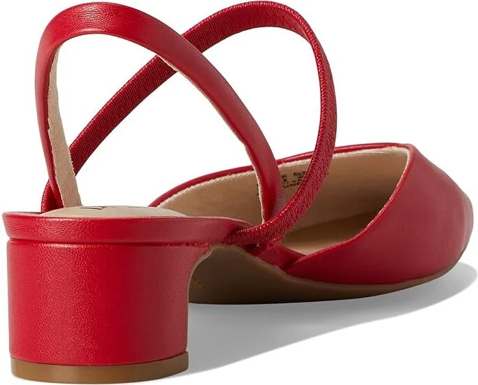 LifeStride Lainey Women's Sandals Fire Red Faux Leather : 7 M (B), Leather/Rubber - Image 4