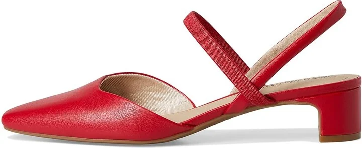 LifeStride Lainey Women's Sandals Fire Red Faux Leather : 7 M (B), Leather/Rubber - Image 6