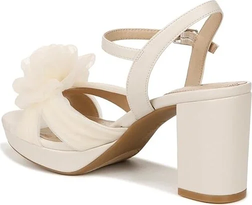 LifeStride Last Dance 3 Heeled Dress Sandals Women's Sandals Bone : 11 M (B), Textile - Image 4