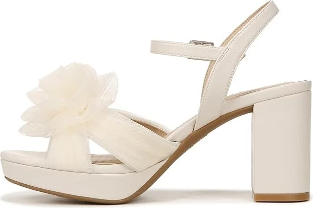 LifeStride Last Dance 3 Heeled Dress Sandals Women's Sandals Bone : 11 M (B), Textile - Image 5