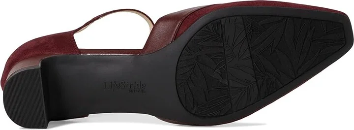 LifeStride Leighton Pump Shoes Women's Shoes California Wine : 7 W (C), Faux Leather - Image 3