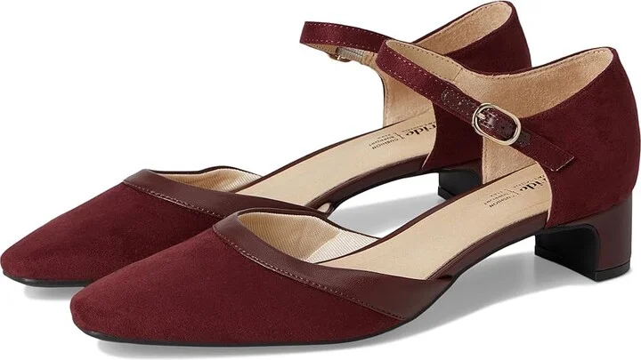 LifeStride Leighton Pump Shoes Women's Shoes California Wine : 7 W (C), Faux Leather