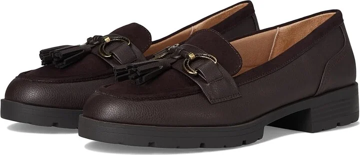 LifeStride Logan Women's Flat Shoes Dark Chocolate : 5.5 M (B)