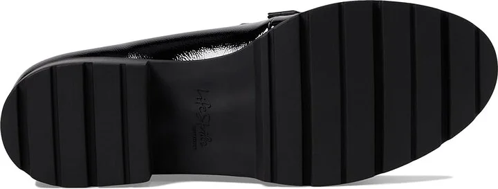 LifeStride London 2 Loafers Women's Flat Shoes Black : 8.5 M (B), Leather - Image 3