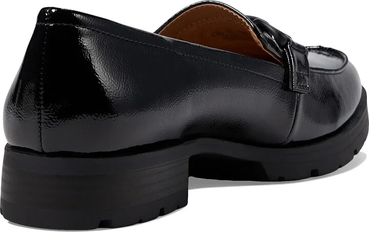 LifeStride London 2 Loafers Women's Flat Shoes Black : 8.5 M (B), Leather - Image 4