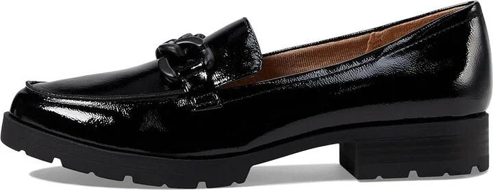 LifeStride London 2 Loafers Women's Flat Shoes Black : 8.5 M (B), Leather - Image 6