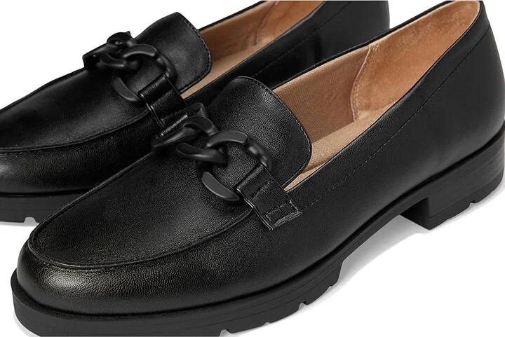 LifeStride London 2 Loafers Women's Flat Shoes Black Heirloom : 7.5 W (C), Leather - Image 7