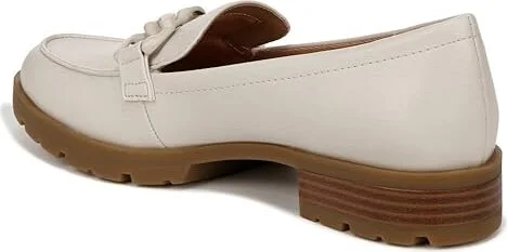 LifeStride London 2 Loafers Women's Flat Shoes White : 11 W (C), Leather - Image 4