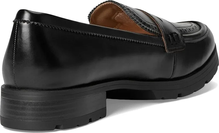 LifeStride London 3 Loafer/Moc Shoes Women's Flat Shoes Black : 8 W (C), Faux Leather - Image 4