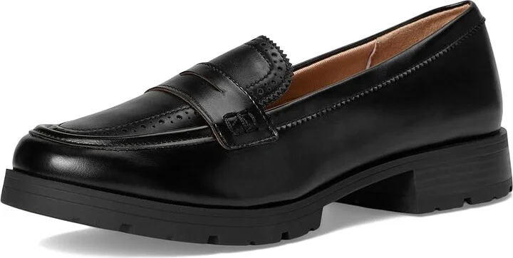 LifeStride London 3 Loafer/Moc Shoes Women's Flat Shoes Black : 8 W (C), Faux Leather - Image 5