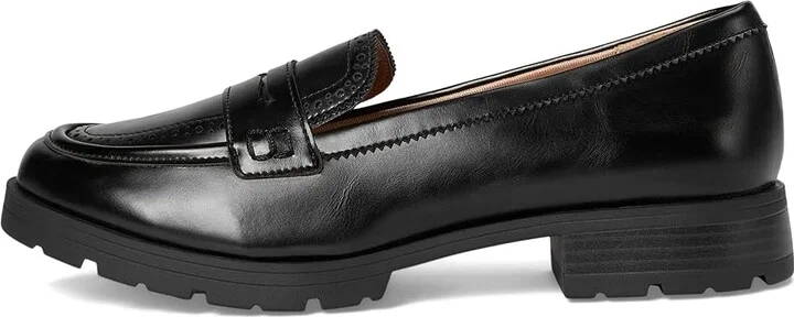 LifeStride London 3 Loafer/Moc Shoes Women's Flat Shoes Black : 8 W (C), Faux Leather - Image 6