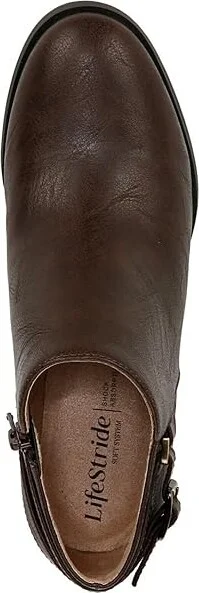 LifeStride Lorelai Women's Boots Dark Brown : 5 M (B), Leather - Image 2