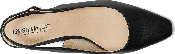 LifeStride Lorena Women's Sandals Black Faux Leather : 6.5 M (B) - Image 2