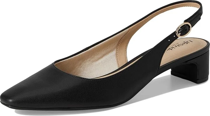 LifeStride Lorena Women's Sandals Black Faux Leather : 6.5 M (B) - Image 5