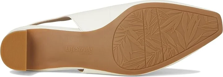 LifeStride Lorena Women's Sandals Bright white Faux Leather : 7 W (C) - Image 3