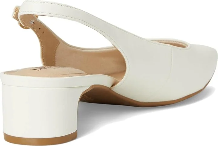 LifeStride Lorena Women's Sandals Bright white Faux Leather : 7 W (C) - Image 4