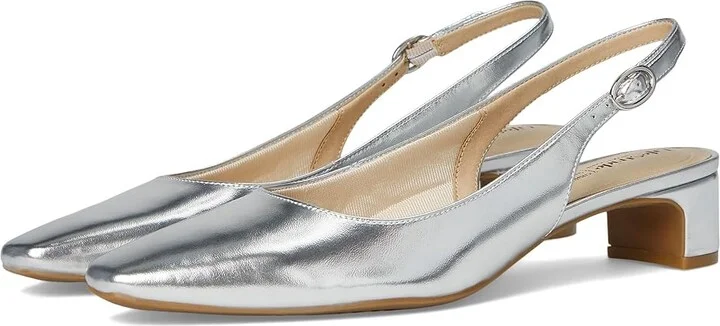 LifeStride Lorena Women's Sandals Silver Faux Leather : 8 M (B)