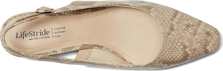 LifeStride Lorena Women's Sandals Taupe Faux Leather : 6.5 M (B) - Image 2