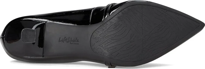 LifeStride Madelyn High Women's Heels Black Patent : 8.5 W (C), Faux Leather - Image 3
