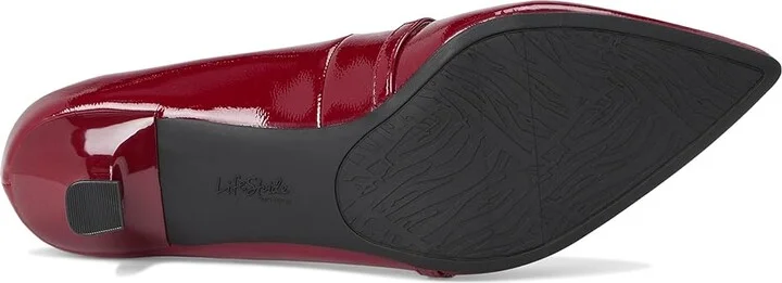 LifeStride Madelyn High Women's Heels Dark Cherry : 7.5 M (B), Faux Leather - Image 3