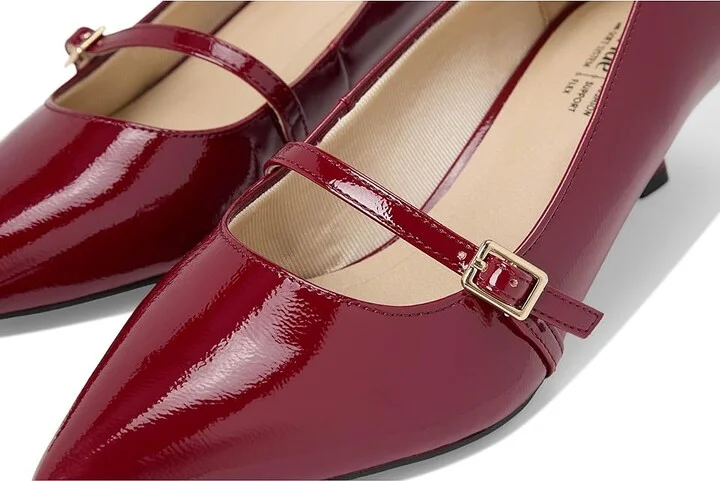 LifeStride Madelyn High Women's Heels Dark Cherry : 7.5 M (B), Faux Leather - Image 7
